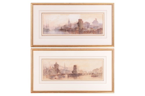 Lot 13 - Paul Marney (1829-1914) French, a pair of...