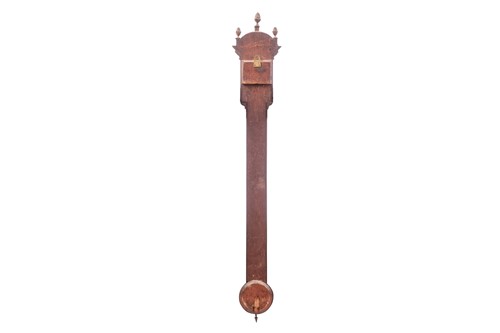 Lot 305 - A George III mahogany stick barometer, by J....