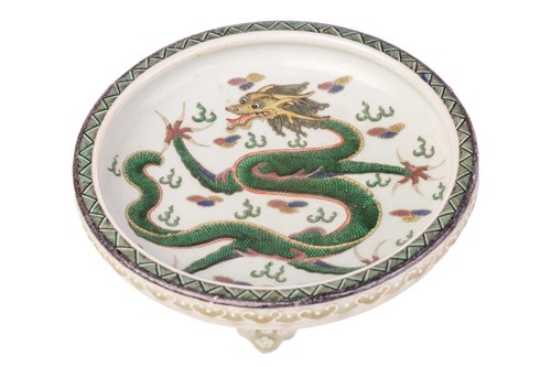 Lot A Chinese Famille Rose circular porcelain...