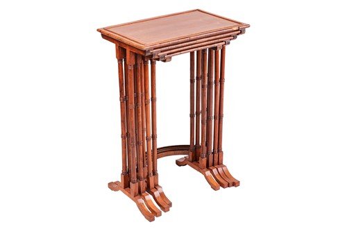 Lot 229 - An unusual Sheraton period quartetto of...