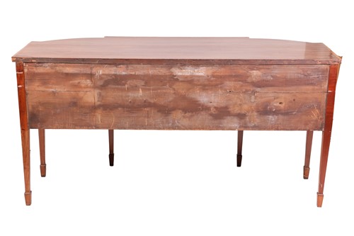 Lot 225 - A George III bow break fronted breakfast...