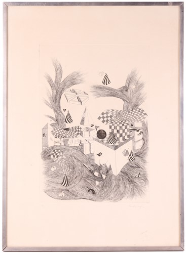 Lot 54 - Timothy Royle (20th century), Abstract,...