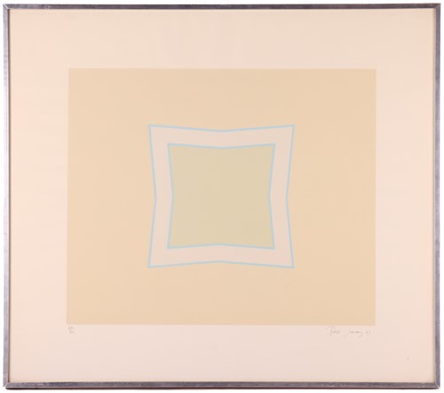 Lot 41 - Tess Jaray (b.1937) Austrian, 'Atrium',...