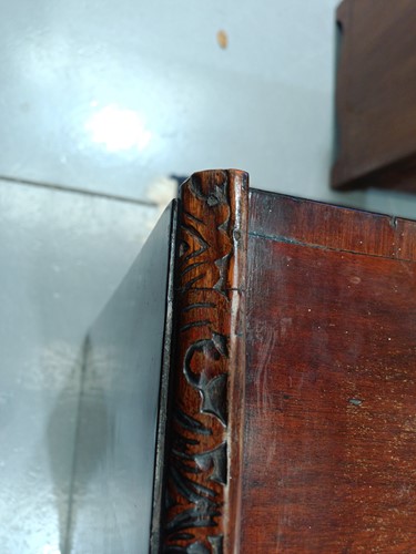 Lot 219 - A George III mahogany serpentine dressing...