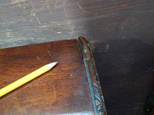 Lot 219 - A George III mahogany serpentine dressing...