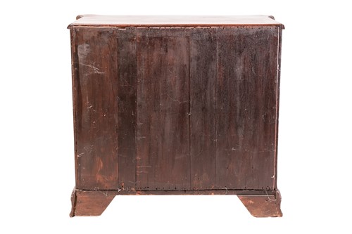 Lot 219 - A George III mahogany serpentine dressing...