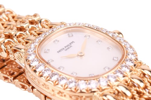 Lot 250 - A Patek Phillipe Ladies 18 Carat and Diamond...