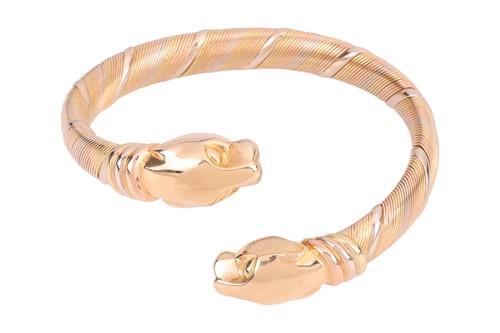 Lot 237 - Cartier - a Panthère cuff bracelet in 18ct...