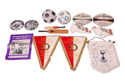 Lot 71 - A mixed collection of sporting memorabilia,...