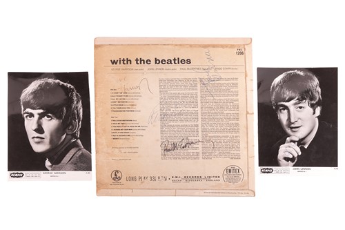 Lot 105 - The Beatles: With The Beatles, Autographed...