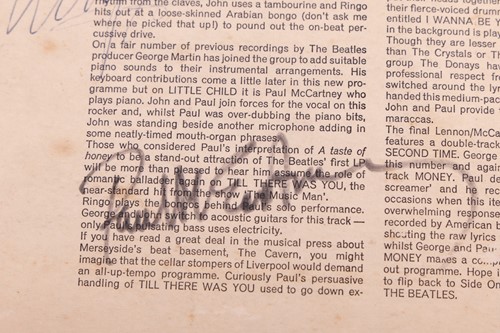 Lot 105 - The Beatles: With The Beatles, Autographed...