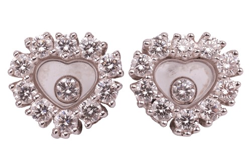 Lot Chopard - a pair of 'Happy Diamond Icons'...