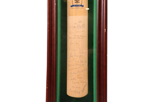 Lot 72 - Political & Cricketing interest: two framed...