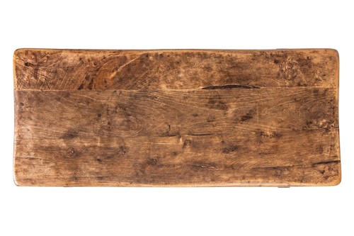 Lot 247 - A Spanish walnut armchair with leather back...