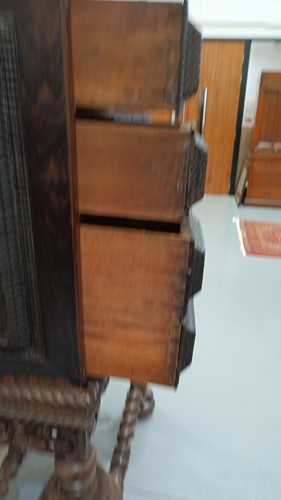 Lot 258 - An 18th century Indo -Portuguese rosewood...