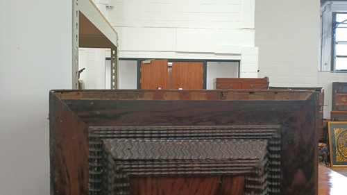 Lot 258 - An 18th century Indo -Portuguese rosewood...