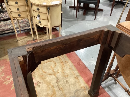 Lot 256 - An 18th-century marble-topped Chippendale...