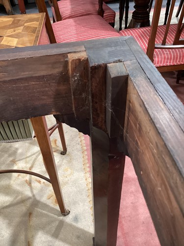 Lot 256 - An 18th-century marble-topped Chippendale...