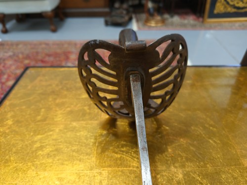 Lot 363 - A 19th century Heavy cavalry sword and...