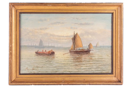 Lot 15 - George Hornby (19th/20th century), seascape...