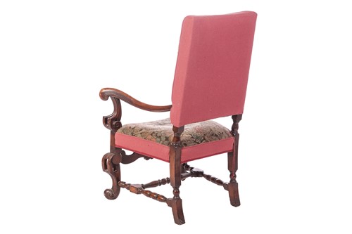 Lot 242 - A decorative 17th-century Dutch style walnut...