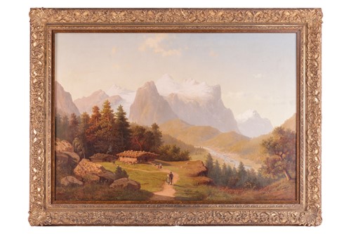 Lot 10 - 19th century Continental School, A Swiss...