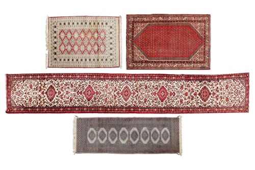 Lot 287 - A long ivory ground Mehraban (Hamadan...