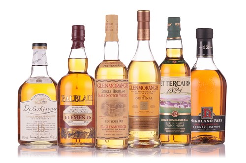 Lot 402 - Six bottles of single malt Scotch whisky, all...