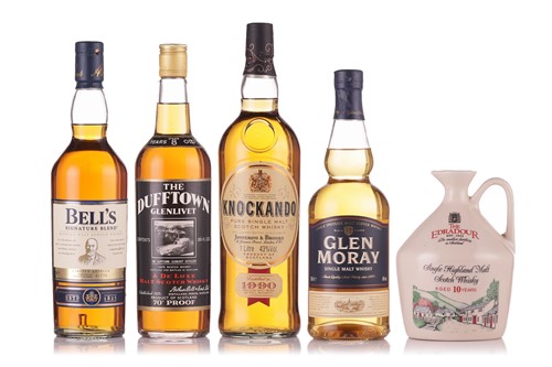 Lot 397 - Four bottles of single malt Scotch whisky,...