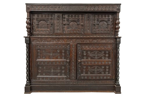 Lot 120 - A Large 17th century and later oak Court...