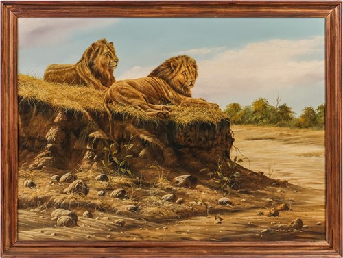 Lot 17 - Andrew Bone (Zimbabwean, b. 1957), Pair of...