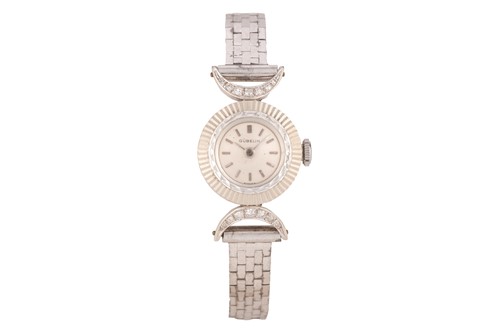 Lot 286 - A Gubelin 18 Carat White Gold Cocktail Watch...