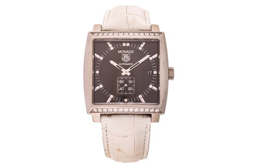 Lot 258 - A TAG Heuer Monaco Wristwatch Model:...