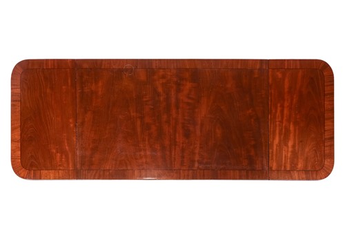 Lot 238 - A George IV mahogany two-flap sofa table with...