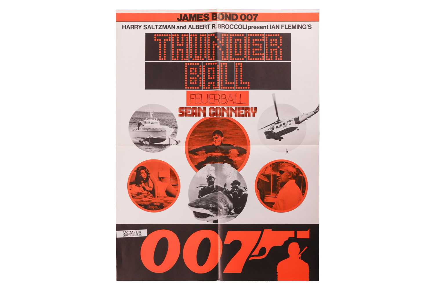 Lot 94 - James Bond: Thunderball (1965) Swiss, 31.5 x...