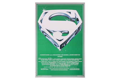 Lot 7 - Superman (1978) US reflective poster, 30 x 21...