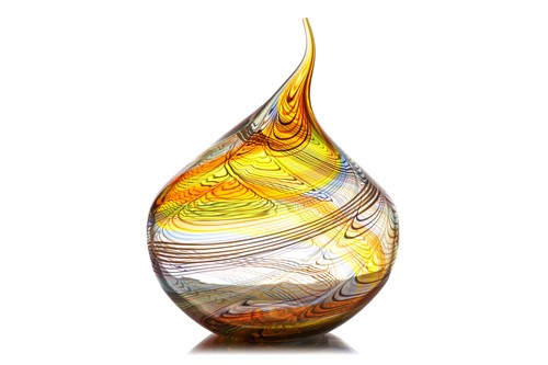 Lot 344 - A Murano glass vase, by Afro Celottto, of...