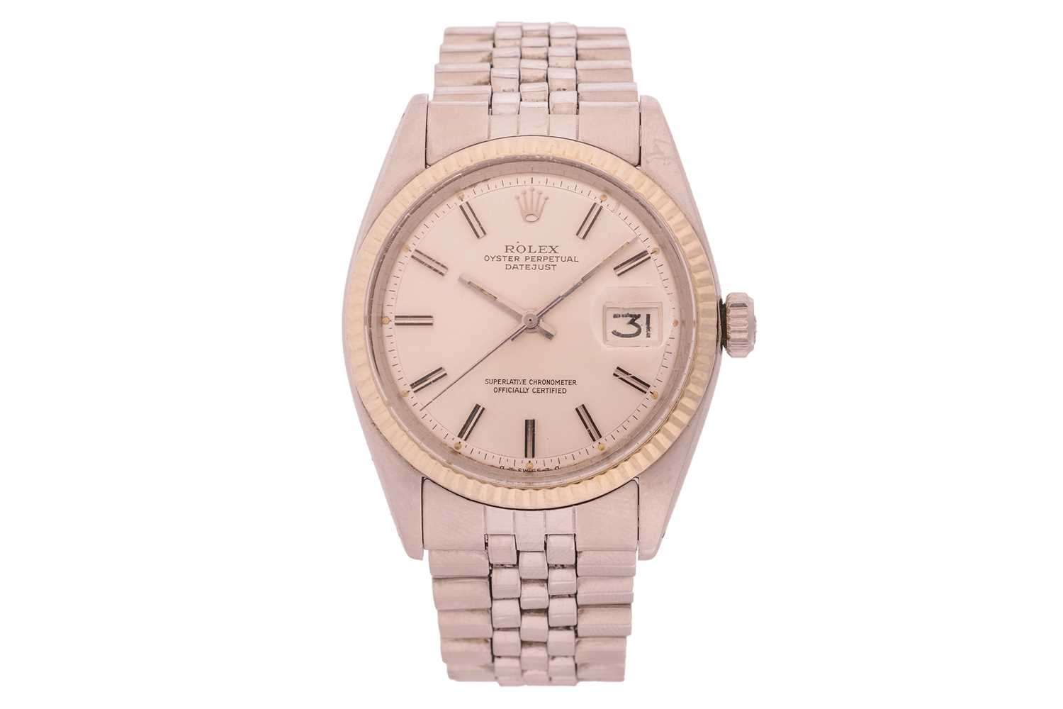 Lot 295 - Rolex Oyster Perpetual Datejust Serial:...