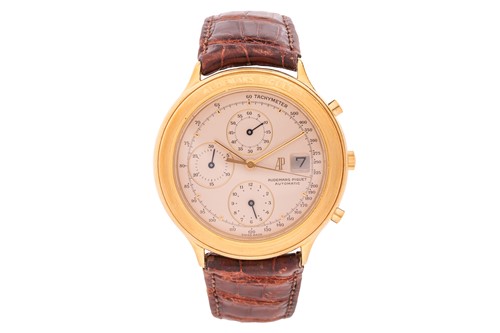 Lot 282 - Audemars Piguet Huitieme 18 Carat Chronograph...