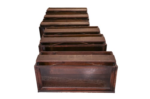 Lot 264 - A pair of early 20th century oak Globe...