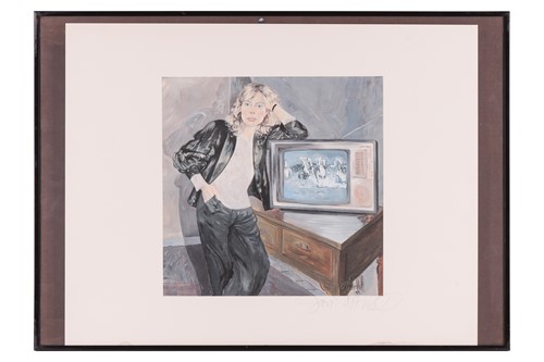 Lot 108 - Joni Mitchell - Signed lithograph, the artwork...