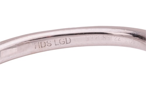 Lot 6 - Two laboratory grown diamond rings; A...