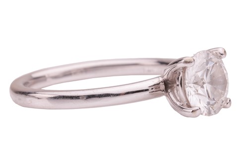 Lot 6 - Two laboratory grown diamond rings; A...
