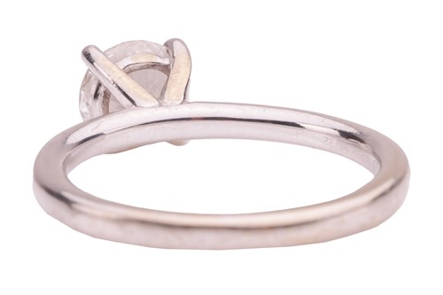 Lot 6 - Two laboratory grown diamond rings; A...