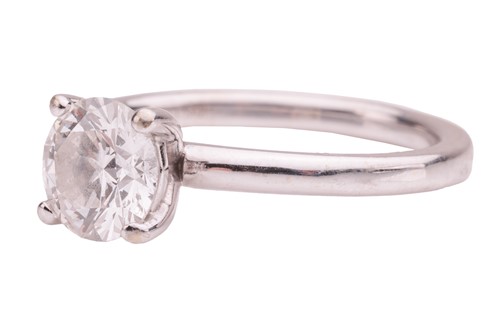 Lot 6 - Two laboratory grown diamond rings; A...