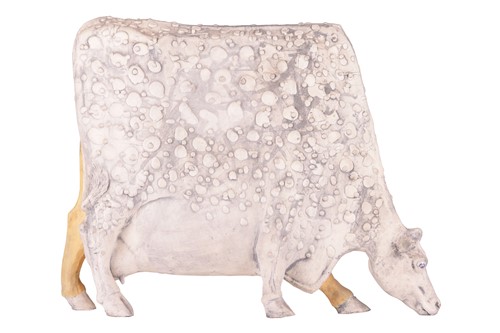Lot 336 - Lawson Rudge (b.1936), a raku pottery figure...
