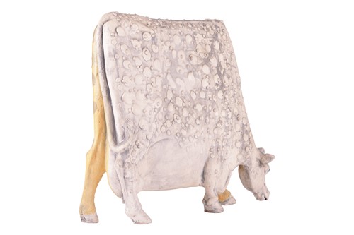 Lot 336 - Lawson Rudge (b.1936), a raku pottery figure...