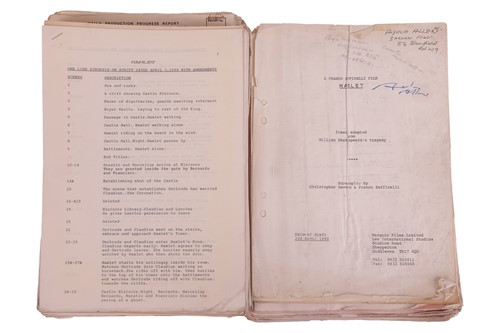Lot 33 - Hamlet (1990) Original Production Script,...