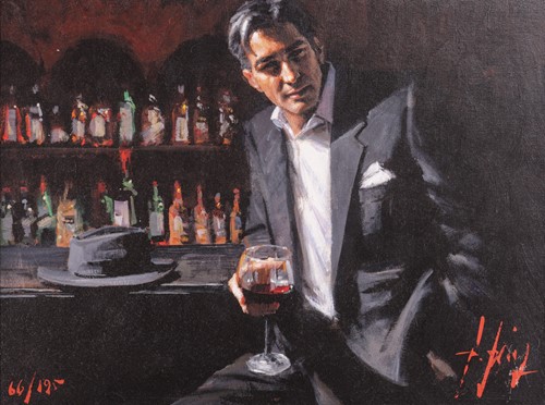 Lot Fabian Perez (Argentinian b.1967), Black Suit...