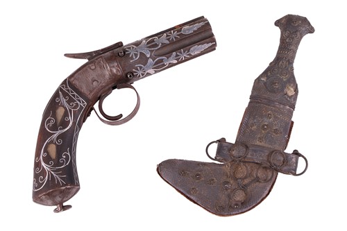 Lot 227 - A 19th-century Turkish or Balkan 32 calibre...